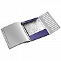 Teczka segregująca Leitz Style 12 przegródek 200 kartek tytanowy błękit 39960069