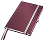 Notatnik w twardej oprawie Leitz Style A6 80 kartek kratka, rubinowa czerwień