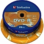 Płyta DVD-R Verbatim 4,7GB 16x cake 25szt. 43522