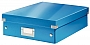 Pudełko z przegródkami Leitz Click & Store, duże niebieskie 60580036
