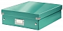 Pudełko z przegródkami Leitz Click & Store, duże turkusowe 60580051