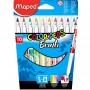 Flamastry Maped Colorpeps Brush 10 kolorów 848010