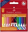 Kredki Grip trójkótne 12 kol. opakowanie kartonowe Faber-Castell