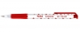 Długopis TOMA Superfine 069 czerwony