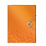 Organizer Leitz WOW na 160 kartek A4 metaliczny pomarańczowy 46360044