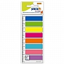 Zakładki indeksujące Stick'n 8 kolorów neon po 25 szt. + linijka 12cm