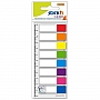 Zakładki indeksujące Stick'n 8 kolorów neon po 15 szt. + linijka 12cm 21467