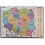 Podkład na biurko 50x65cm z mapą Polski Esselte 12051