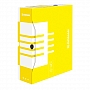 Pudełko archiwizacyjne A4 80mm Donau żółte 7660301PL-11
