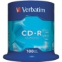 Płyta CD-R VERBATIM CAKE(100) Extra Protection 700MB x52 43411